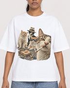 Mockup Boxy Heavyweight Tee White female close-up 25