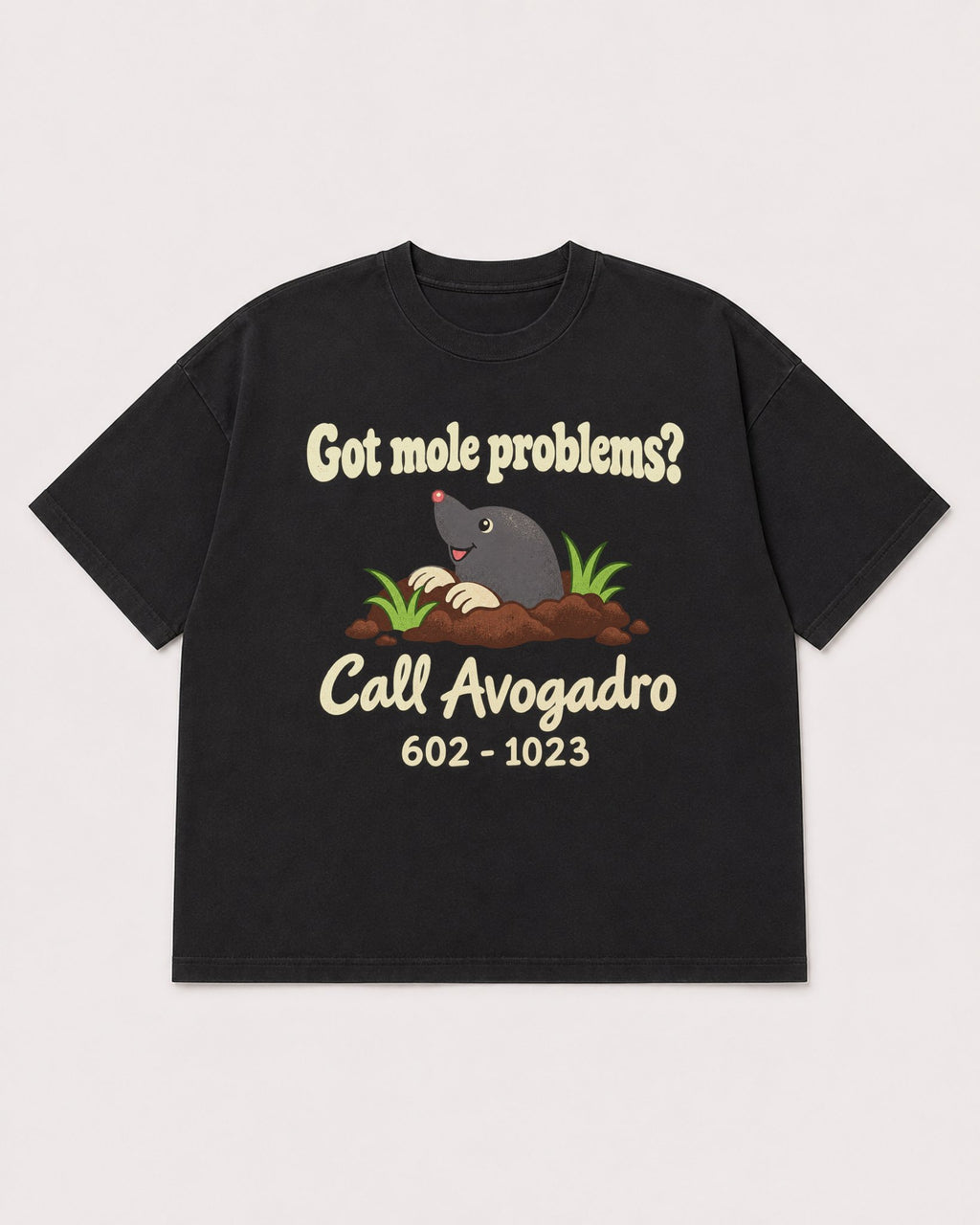 Mockup Boxy Heavyweight Tee Black product
