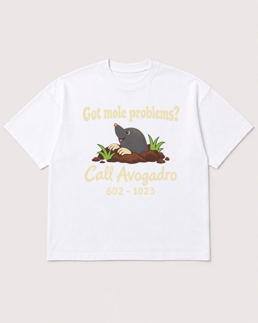 Mockup Boxy Heavyweight Tee White product