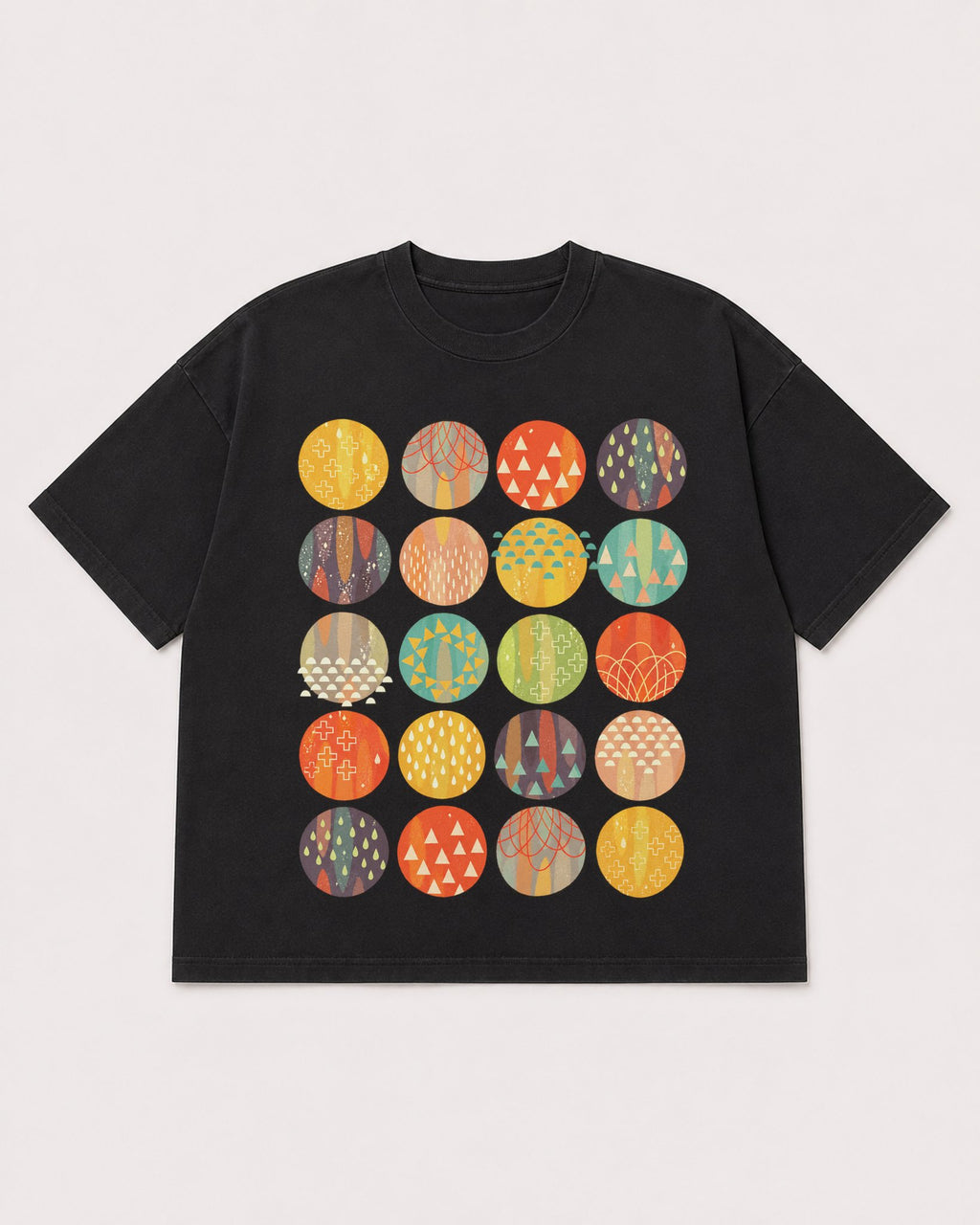 Mockup Boxy Heavyweight Tee Black product