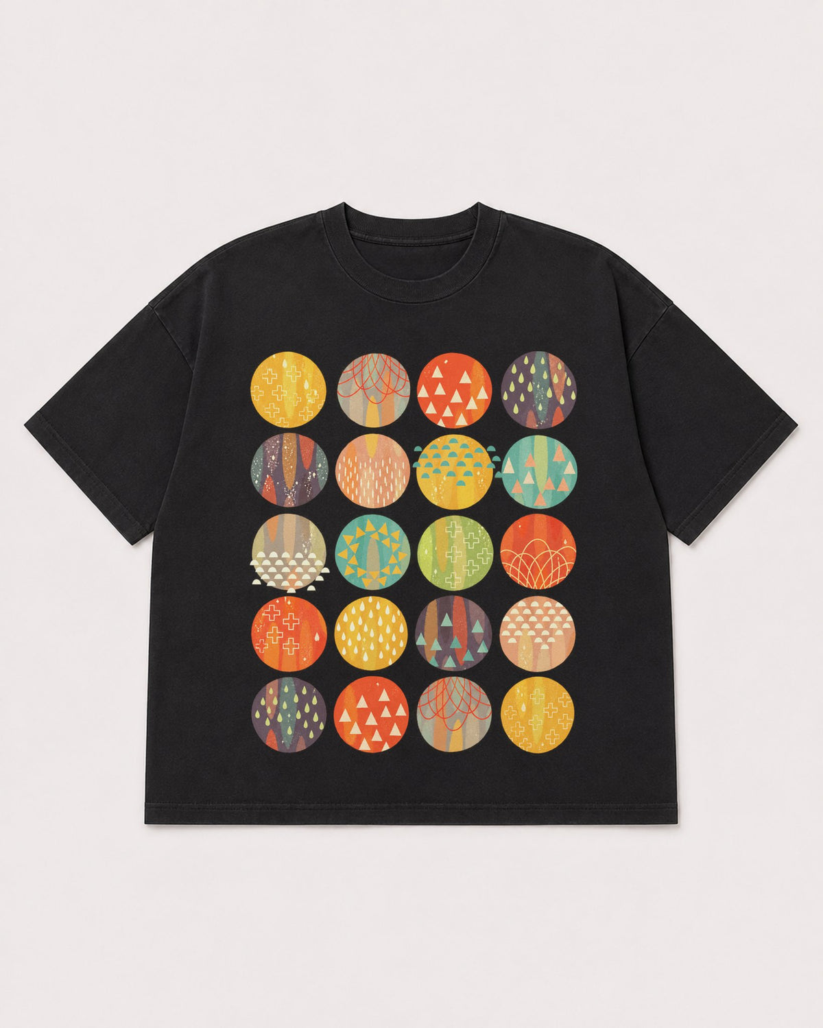 Mockup Boxy Heavyweight Tee Black product