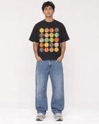 Mockup Boxy Heavyweight Tee Black male full-body 06