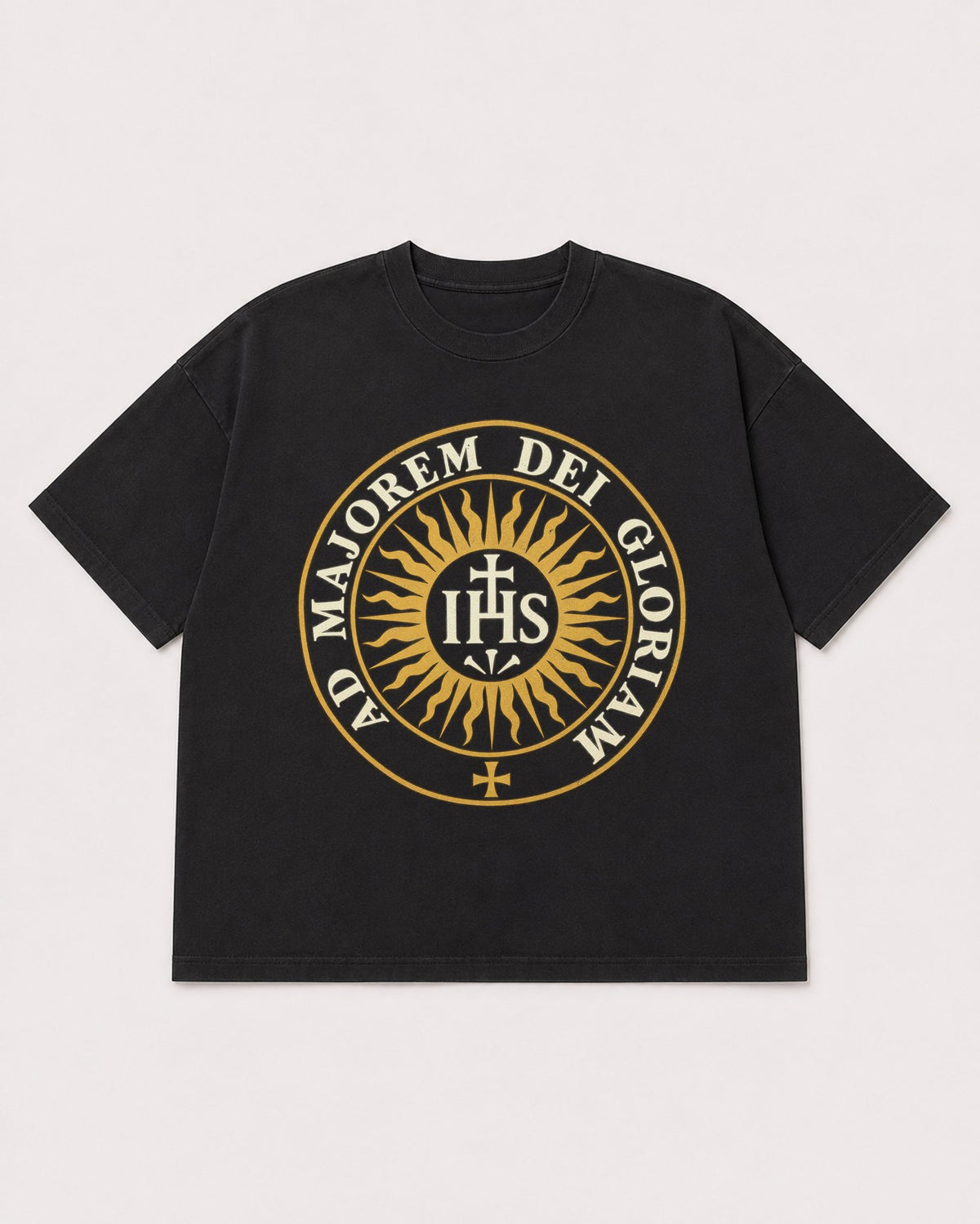 Mockup Boxy Heavyweight Tee Black product