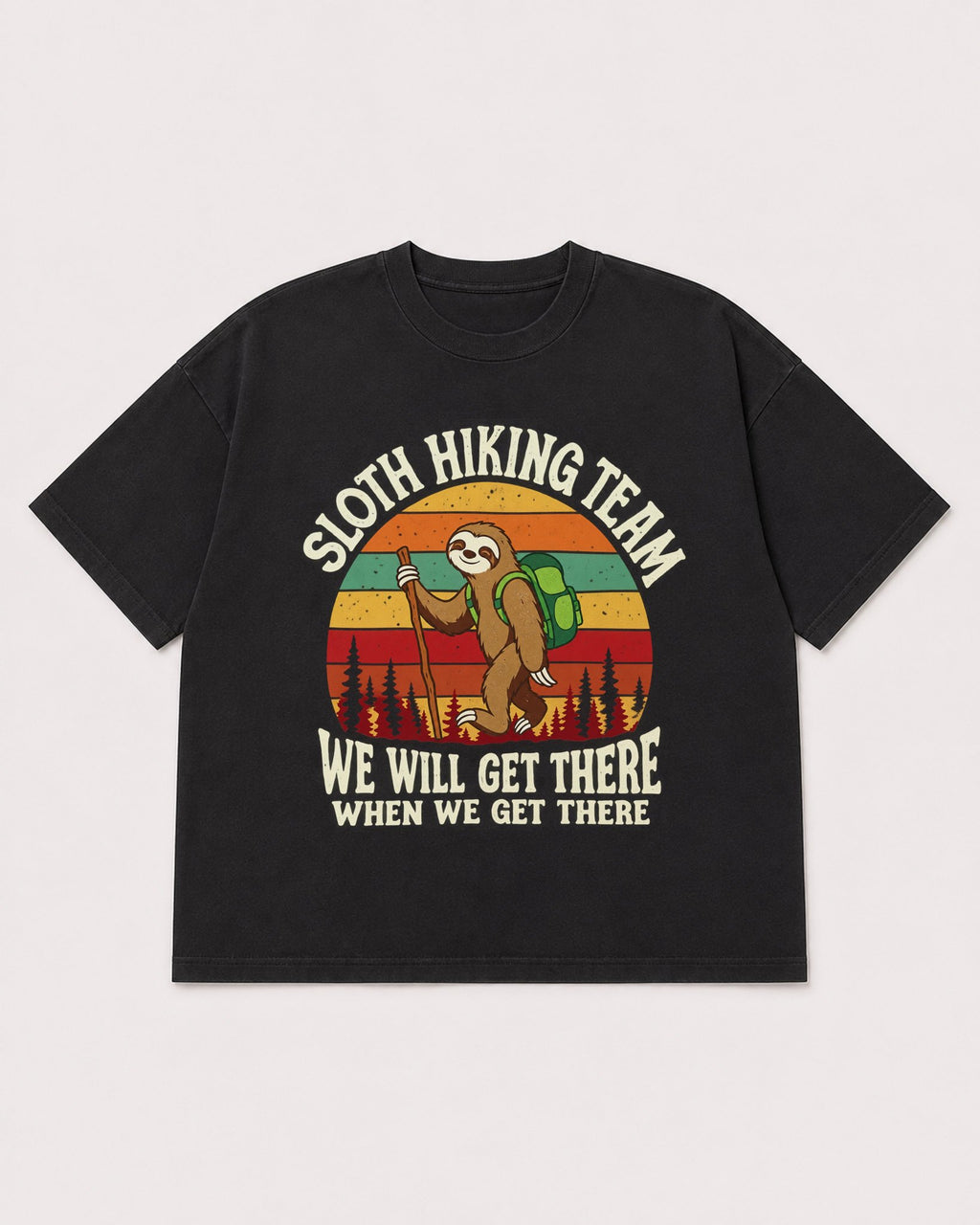 Mockup Boxy Heavyweight Tee Black product