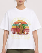 Mockup Boxy Heavyweight Tee White female close-up 12
