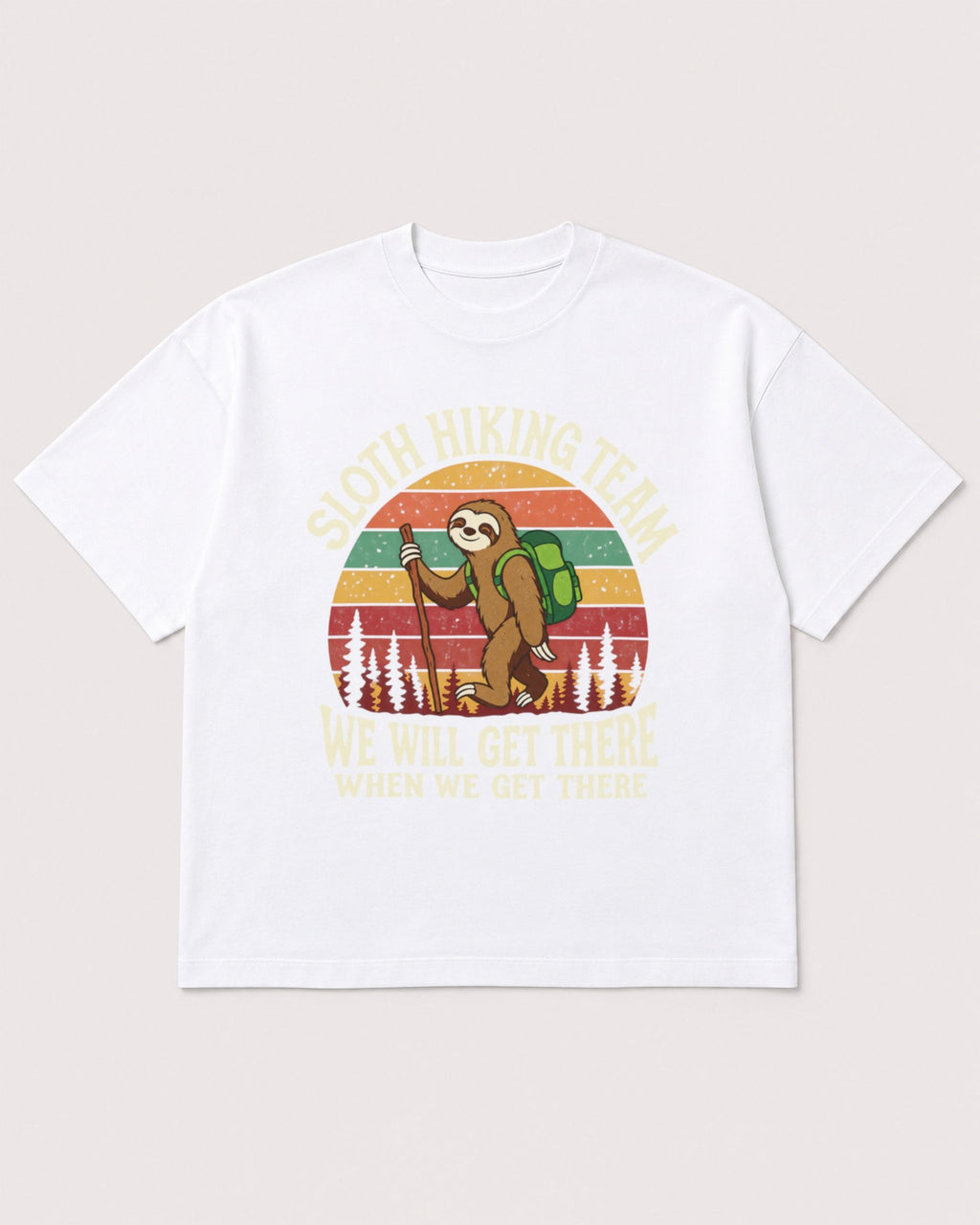 Mockup Boxy Heavyweight Tee White product