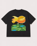 Mockup Boxy Heavyweight Tee Black product