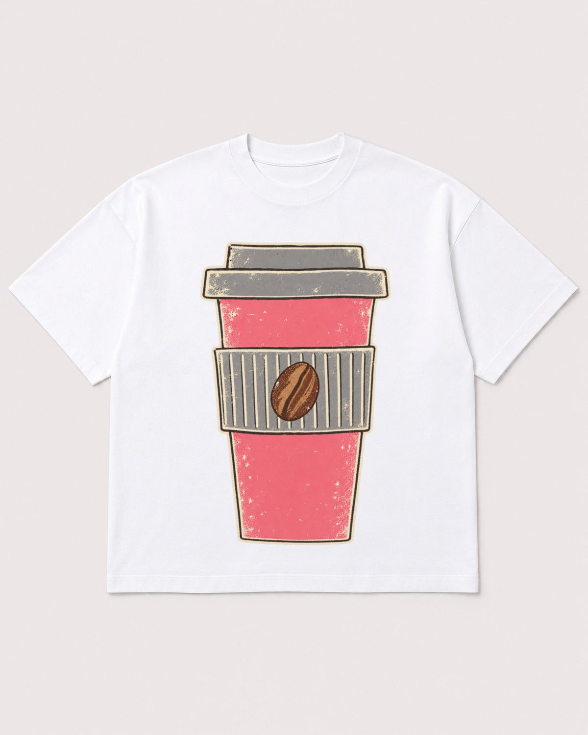 Mockup Boxy Heavyweight Tee White product