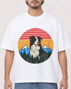 Mockup Boxy Heavyweight Tee White male close-up 02