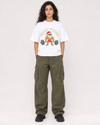 Mockup Boxy Heavyweight Tee White female full-body 07