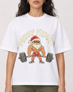Mockup Boxy Heavyweight Tee White female close-up 07