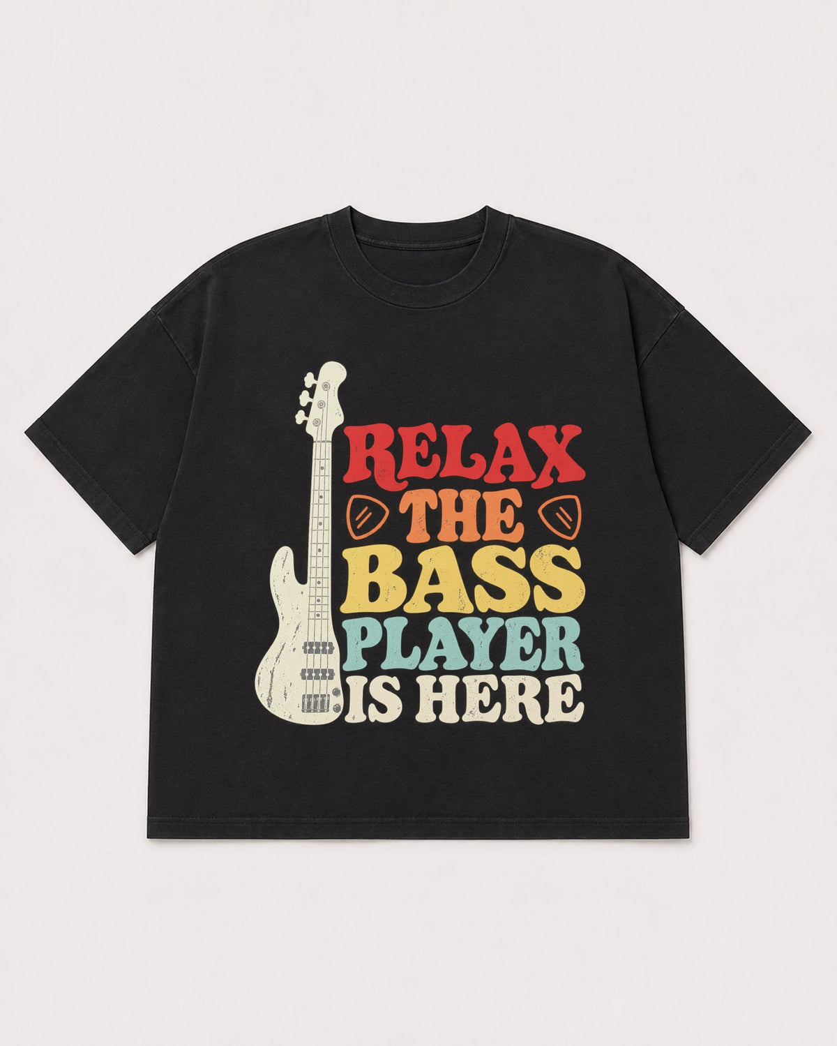 Mockup Boxy Heavyweight Tee Black product