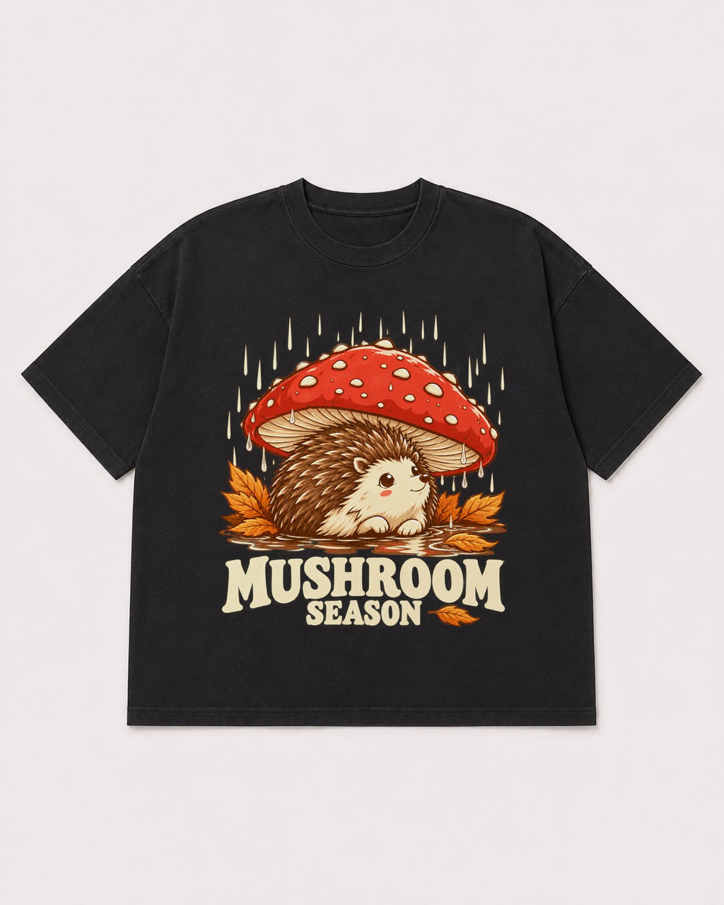 Mockup Boxy Heavyweight Tee Black product