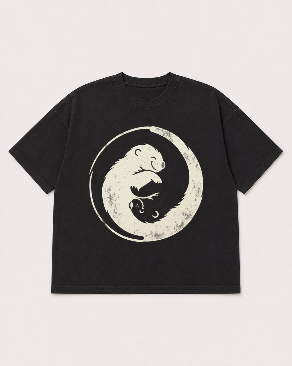 Mockup Boxy Heavyweight Tee Black product