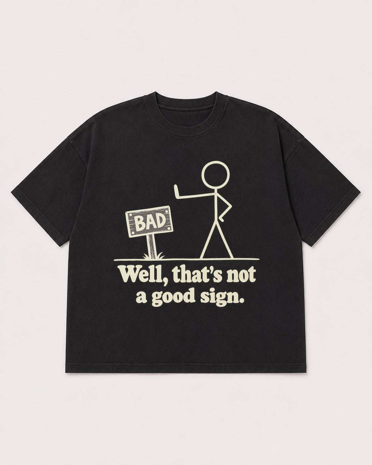 Mockup Boxy Heavyweight Tee Black product