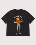 Mockup Boxy Heavyweight Tee Black product