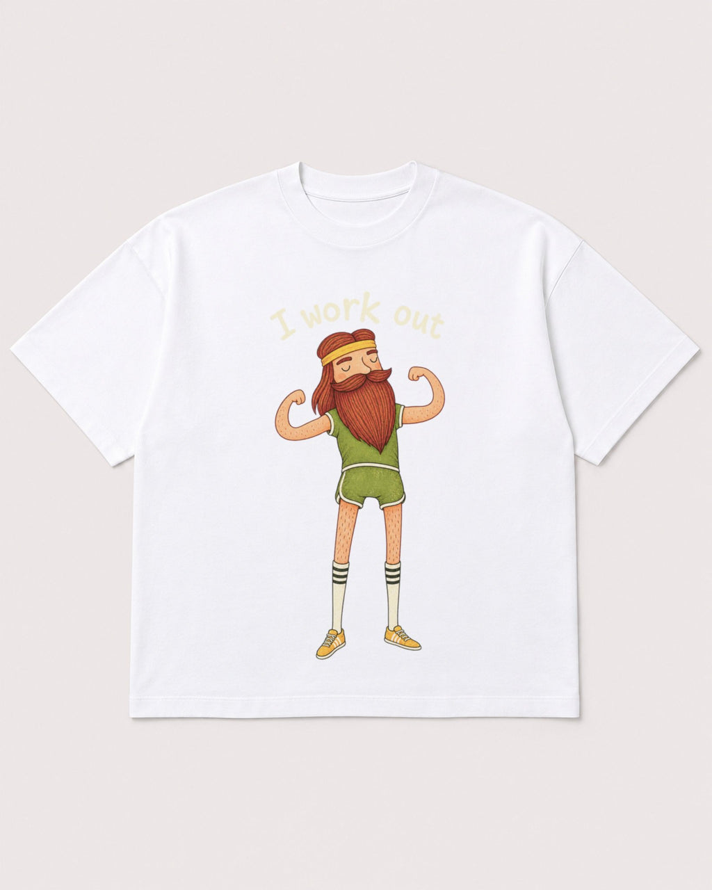 Mockup Boxy Heavyweight Tee White product