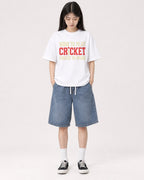 Mockup Boxy Heavyweight Tee White female full-body 01