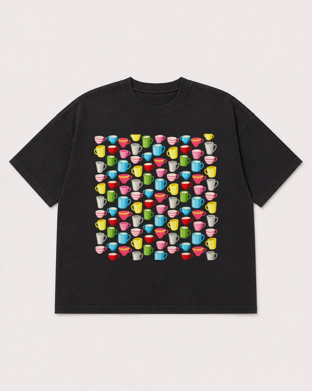 Mockup Boxy Heavyweight Tee Black product