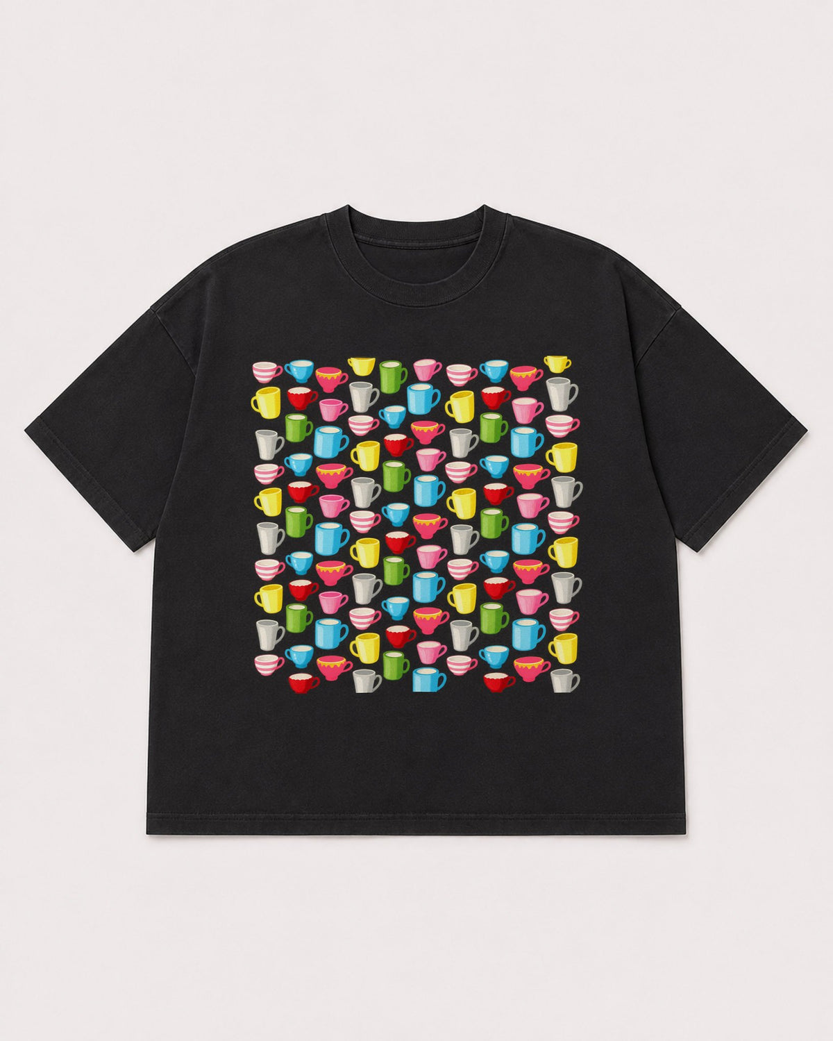 Mockup Boxy Heavyweight Tee Black product