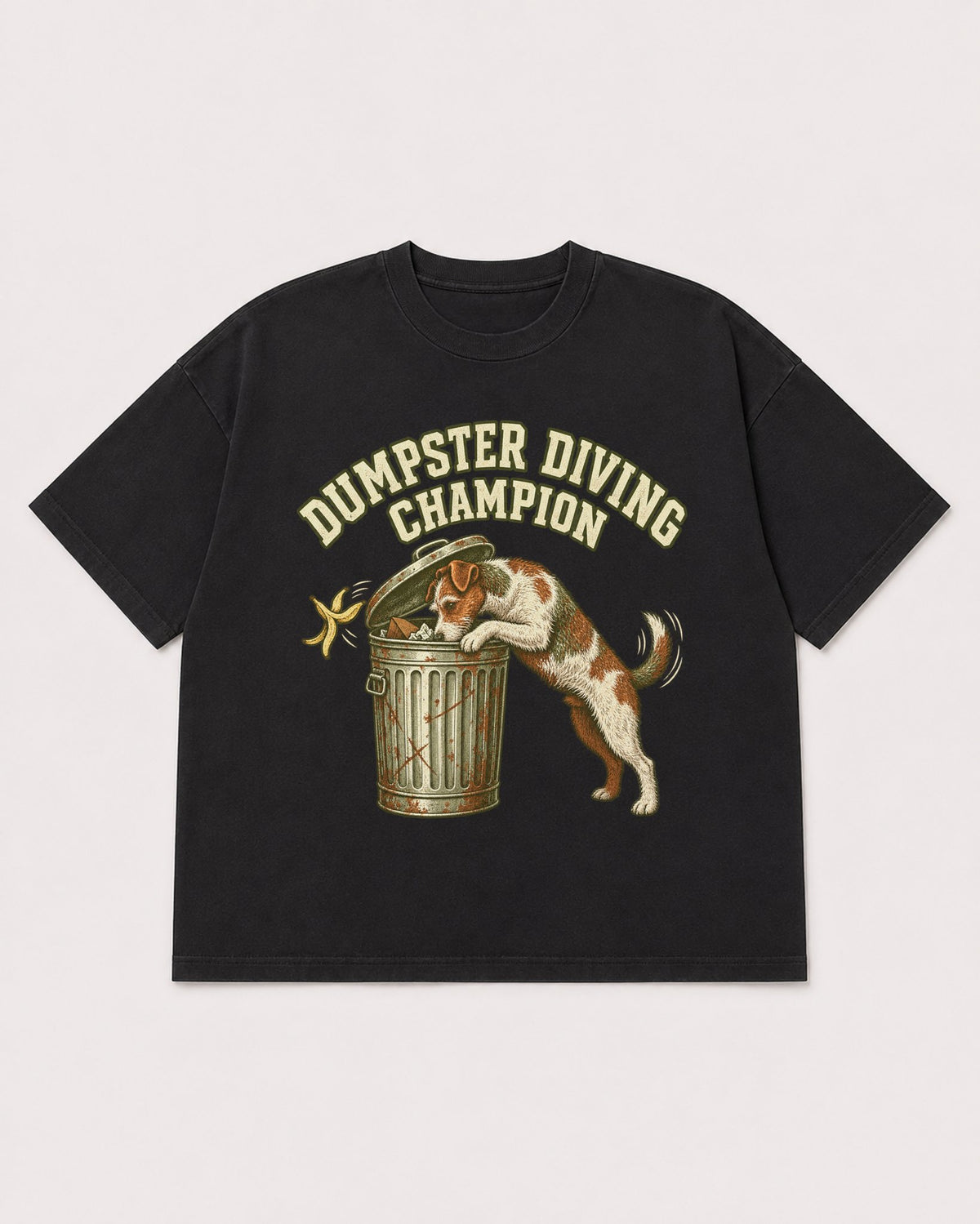 Mockup Boxy Heavyweight Tee Black product