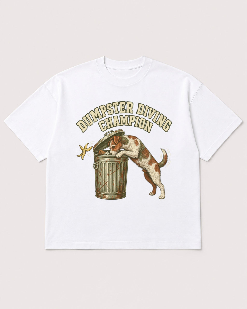 Mockup Boxy Heavyweight Tee White product