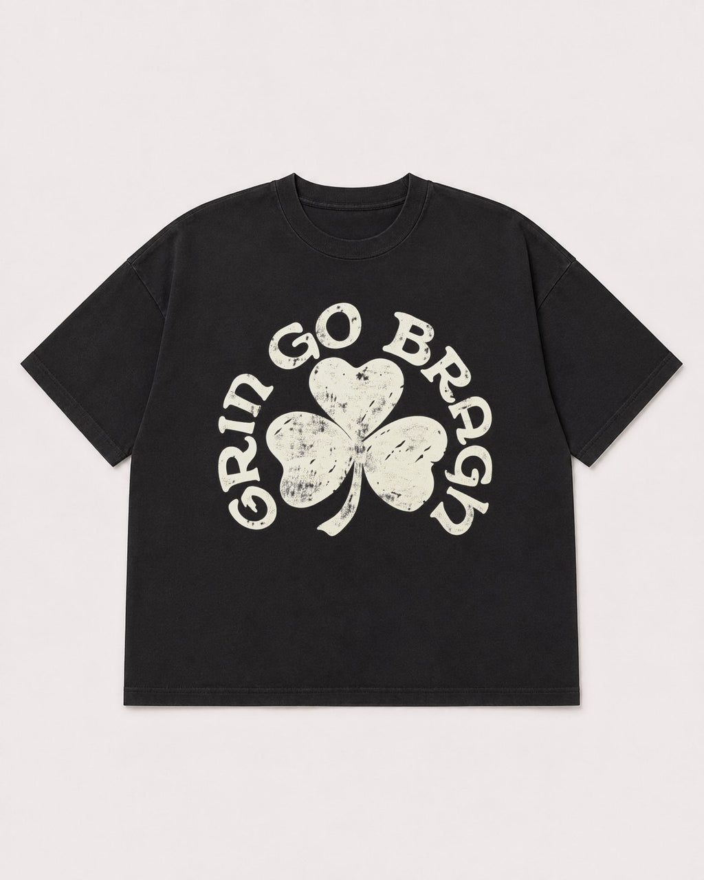 Mockup Boxy Heavyweight Tee Black product