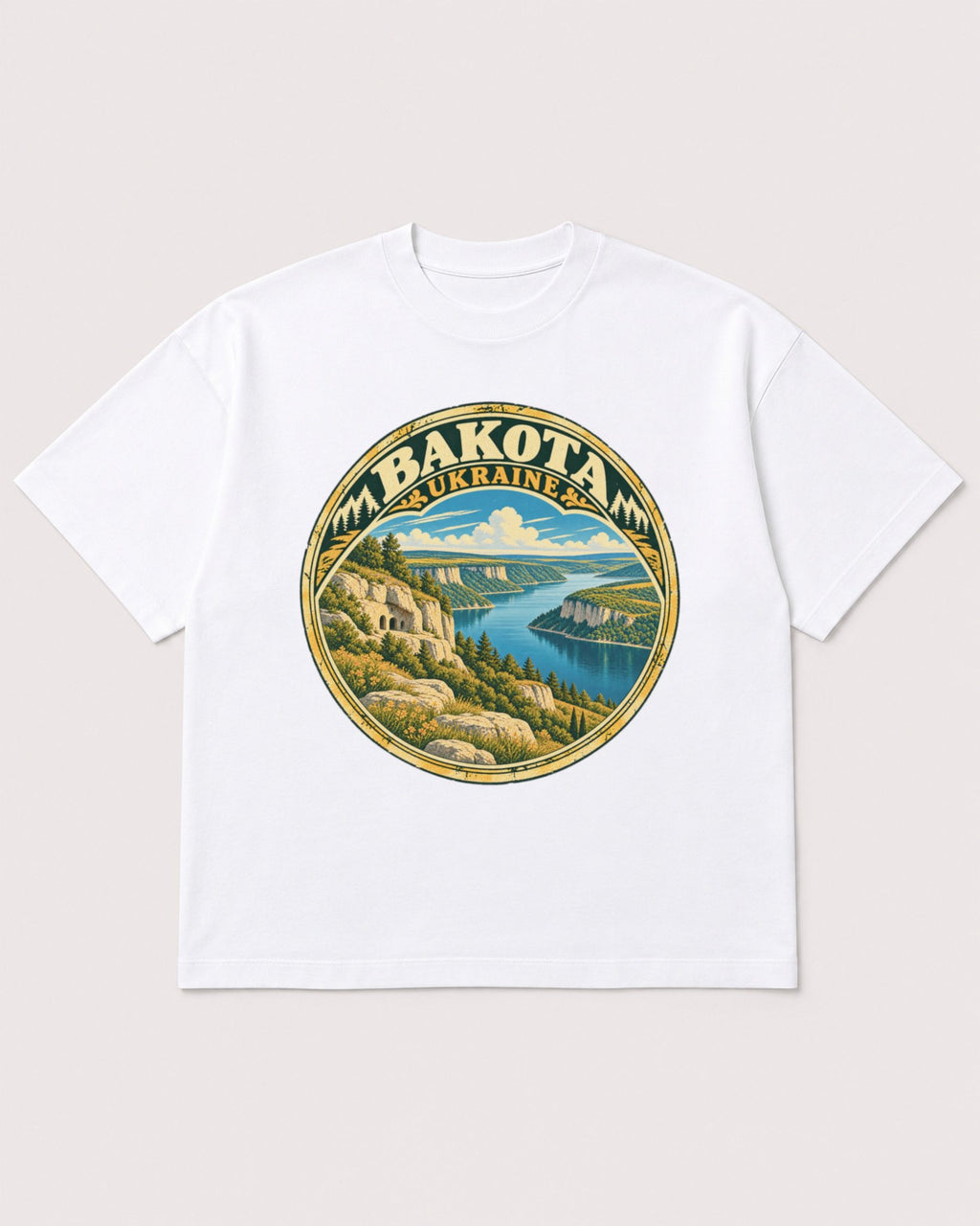 Mockup Boxy Heavyweight Tee White product