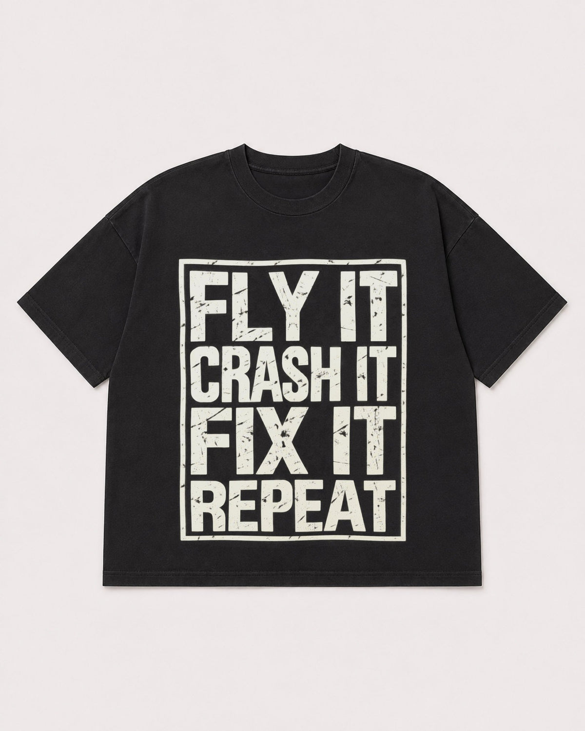 Mockup Boxy Heavyweight Tee Black product