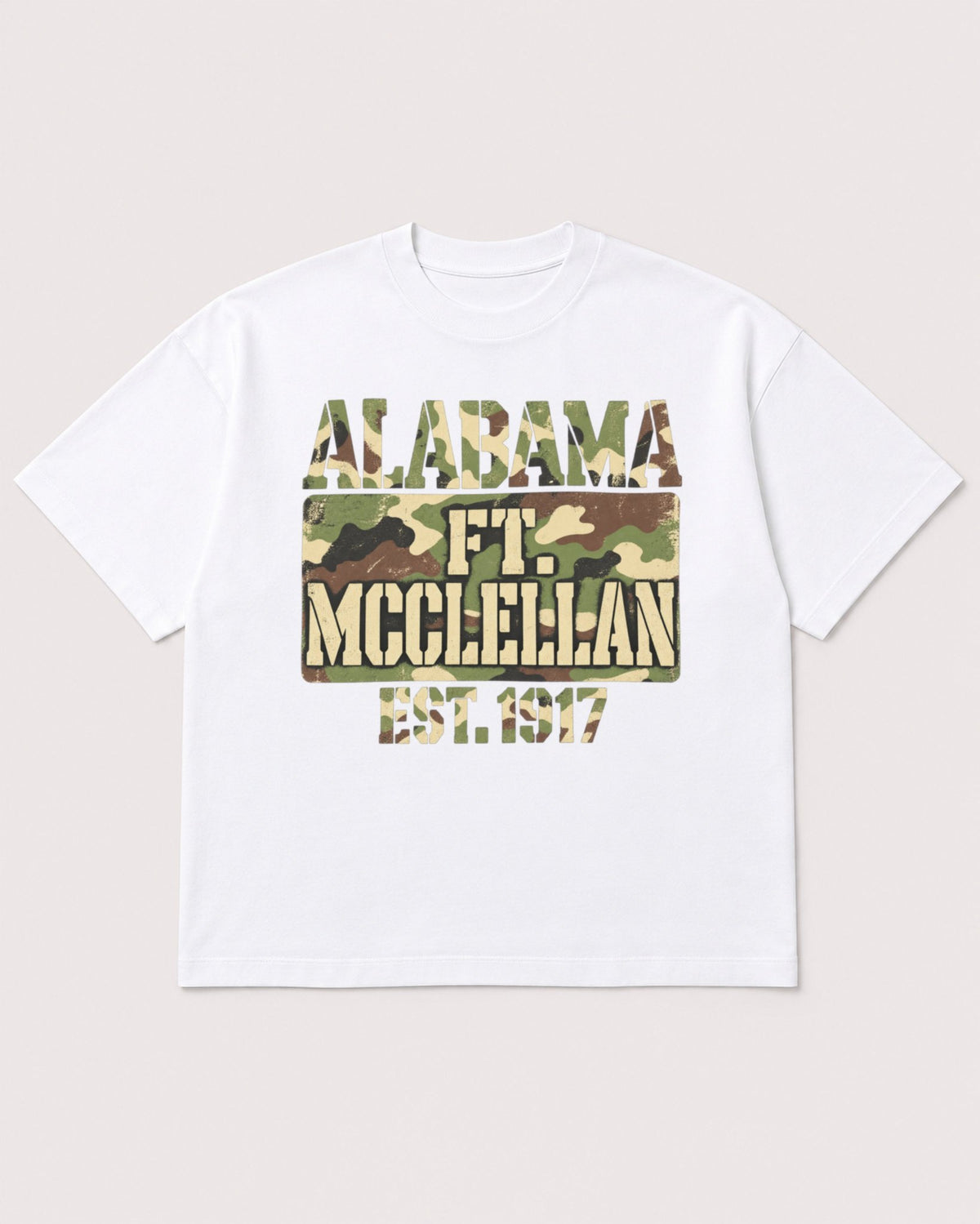 Mockup Boxy Heavyweight Tee White product