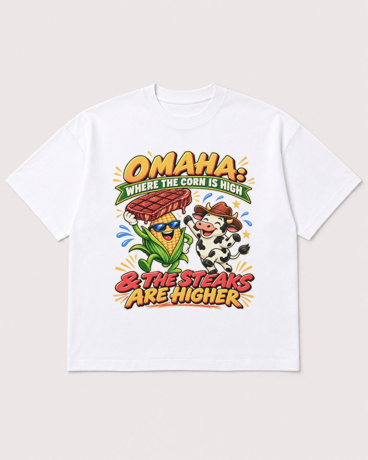 Mockup Boxy Heavyweight Tee White product