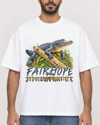 Mockup Boxy Heavyweight Tee White male close-up 07