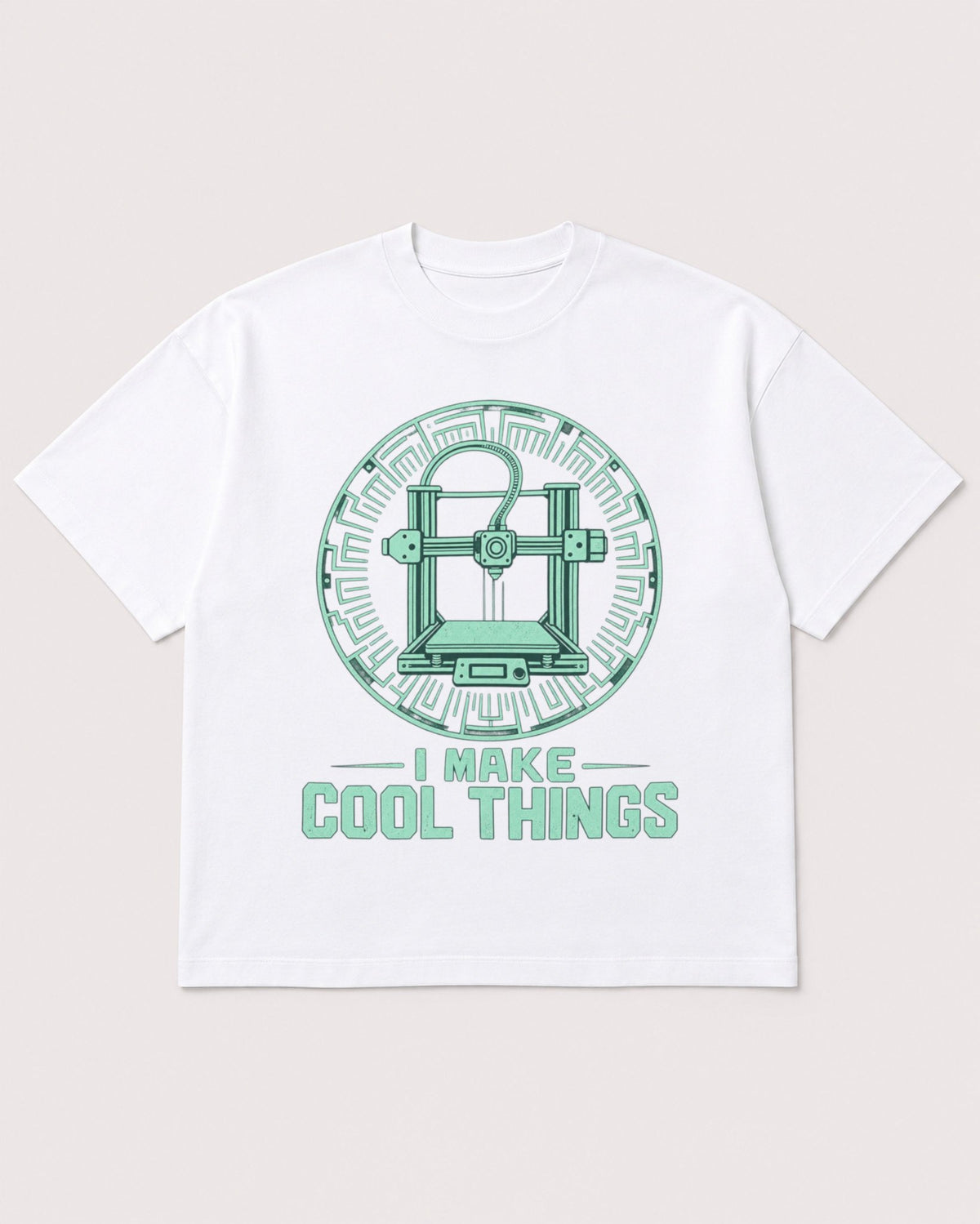Mockup Boxy Heavyweight Tee White product