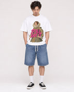 Mockup Boxy Heavyweight Tee White male full-body 03