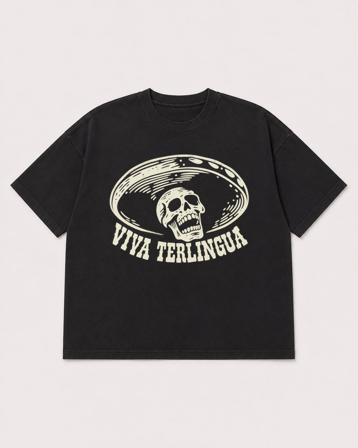 Mockup Boxy Heavyweight Tee Black product