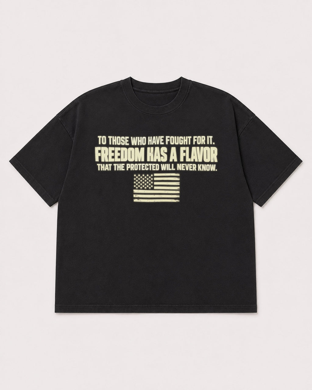 Mockup Boxy Heavyweight Tee Black product