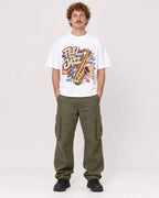 Mockup Boxy Heavyweight Tee White male full-body 09