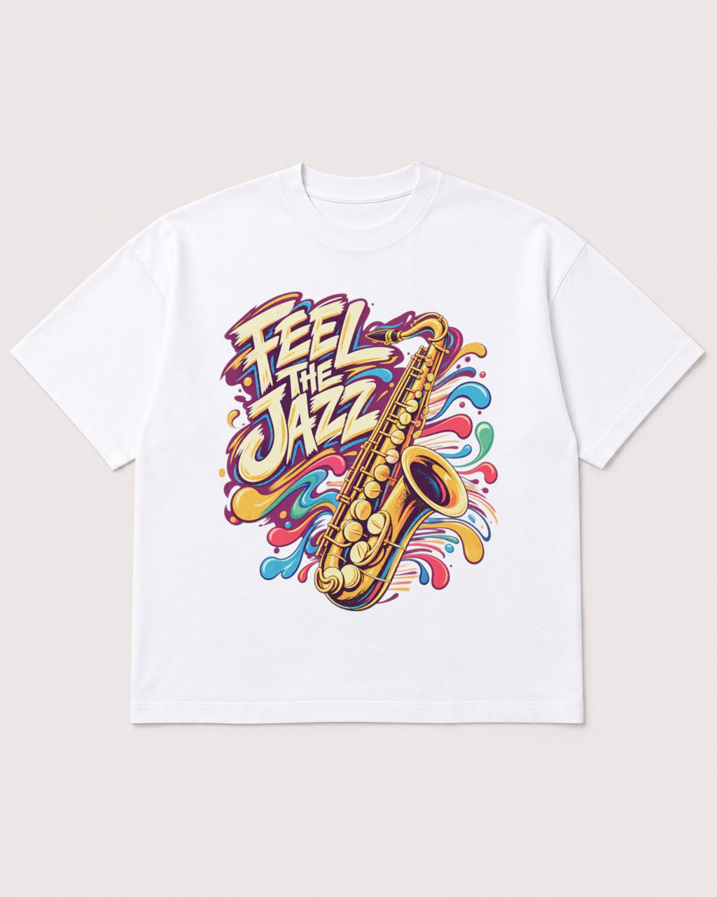Mockup Boxy Heavyweight Tee White product