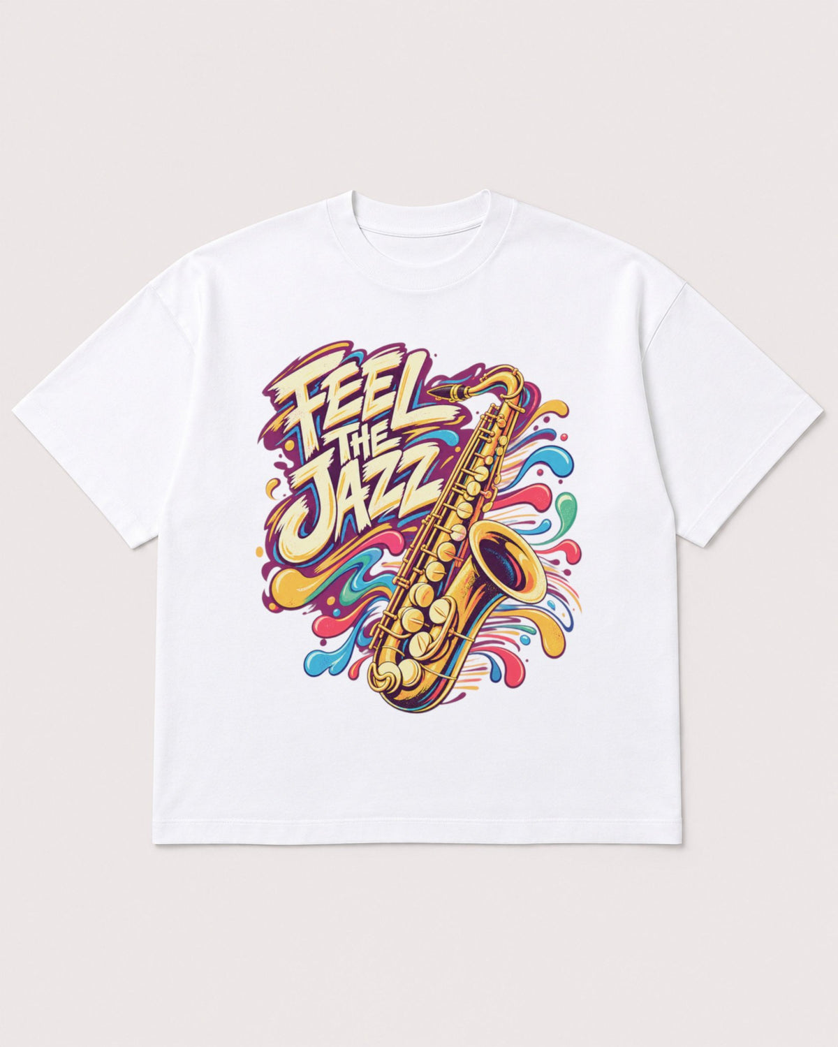 Mockup Boxy Heavyweight Tee White product