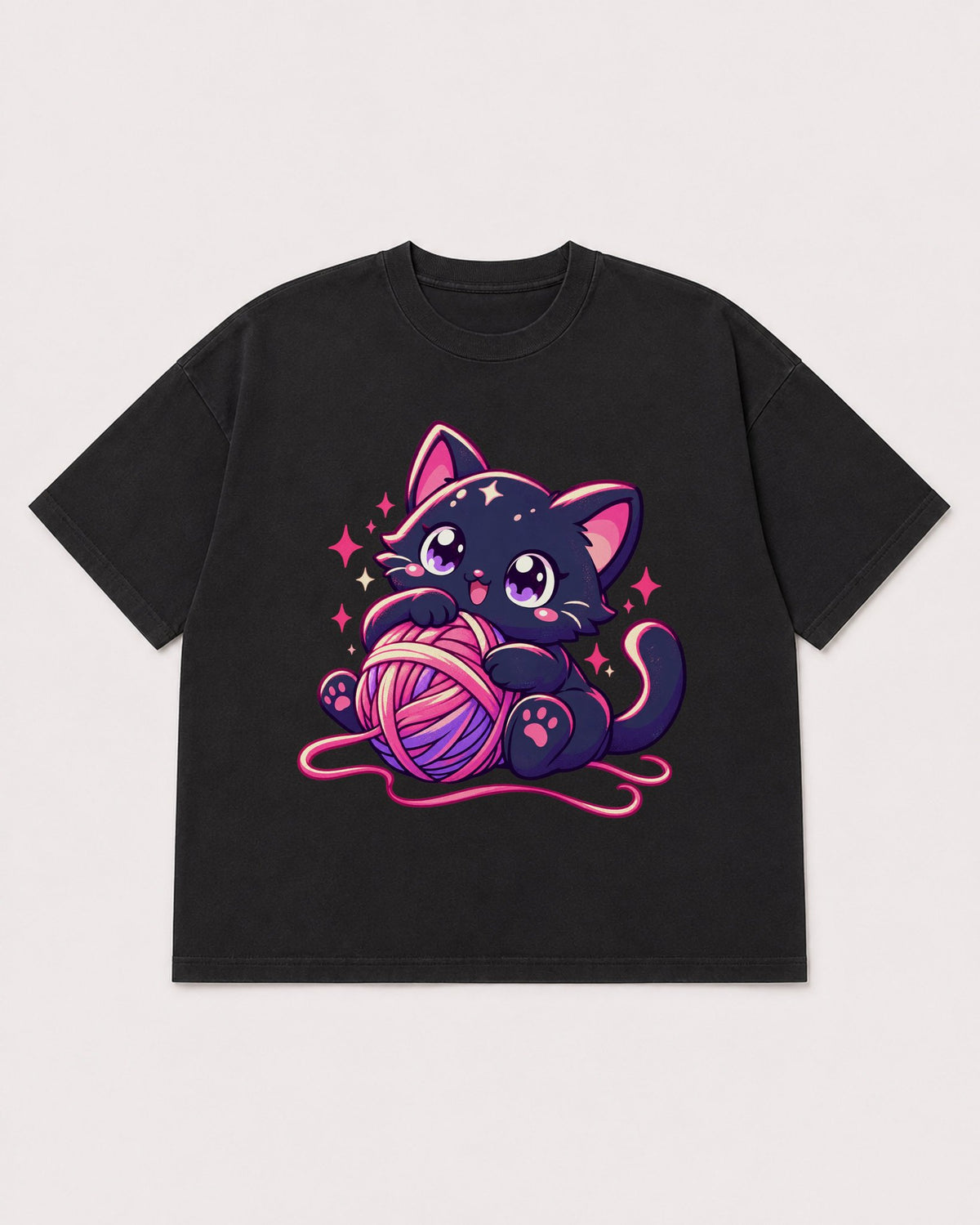 Mockup Boxy Heavyweight Tee Black product
