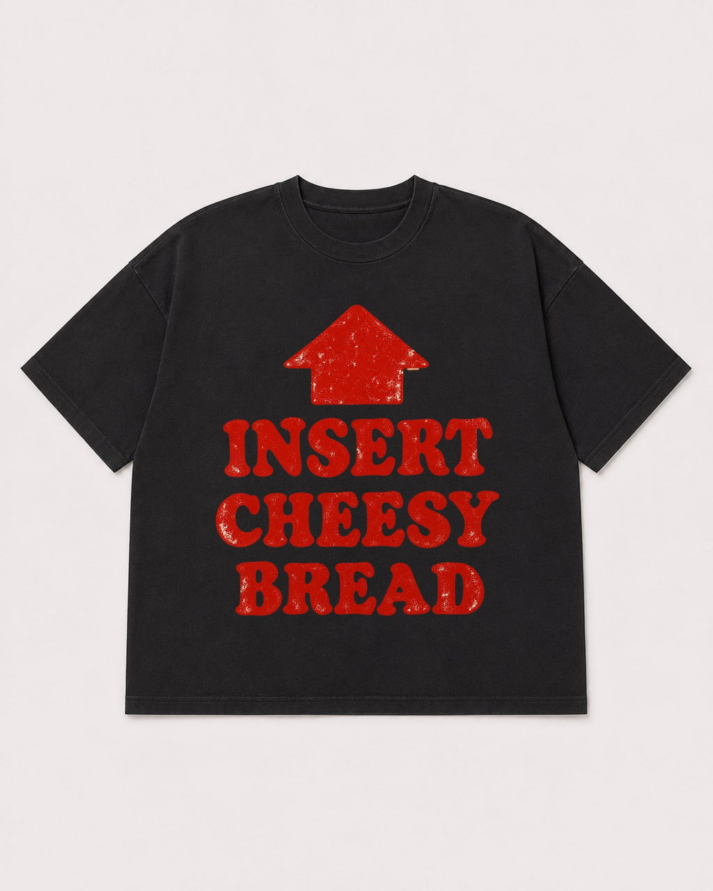 Mockup Boxy Heavyweight Tee Black product