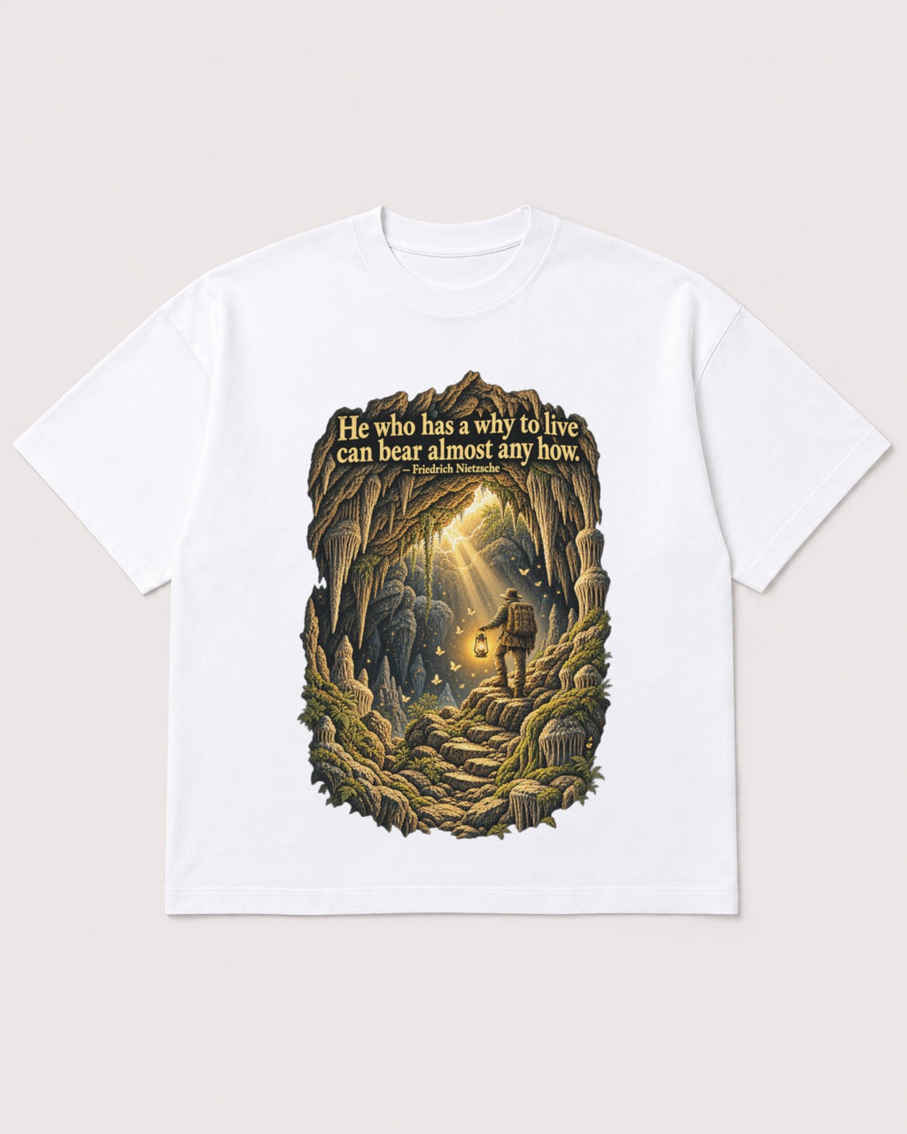Mockup Boxy Heavyweight Tee White product