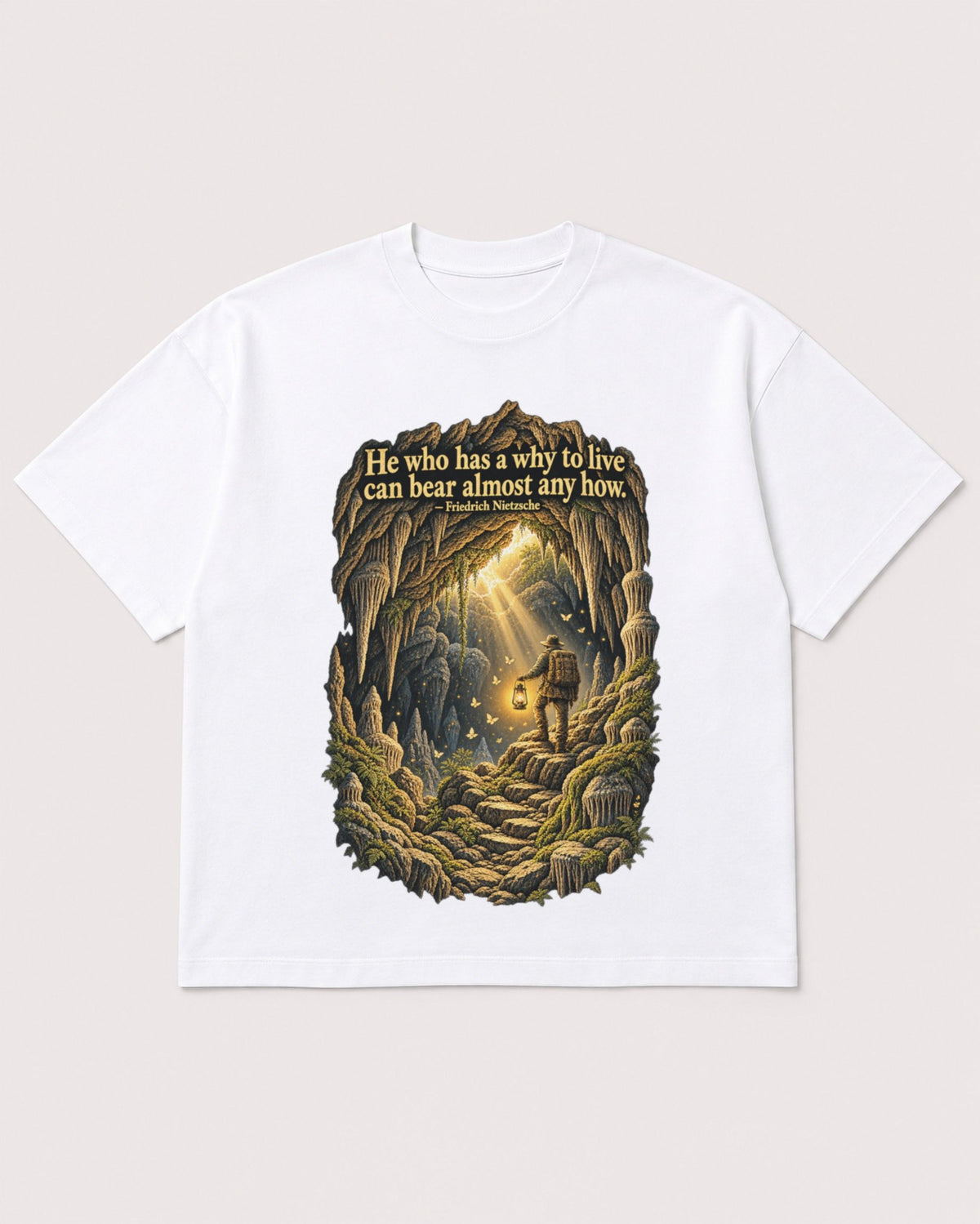 Mockup Boxy Heavyweight Tee White product