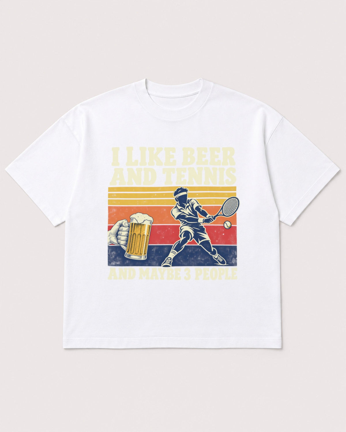 Mockup Boxy Heavyweight Tee White product