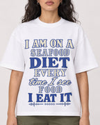 Mockup Boxy Heavyweight Tee White female close-up 07