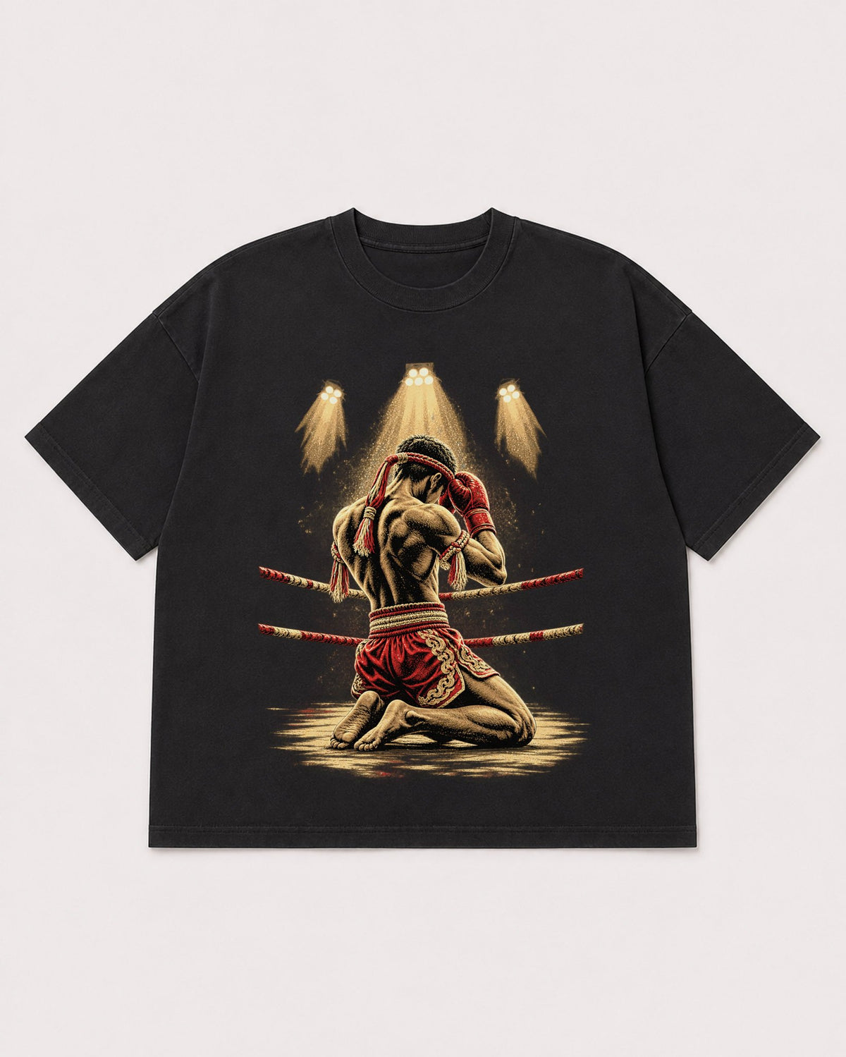 Mockup Boxy Heavyweight Tee Black product