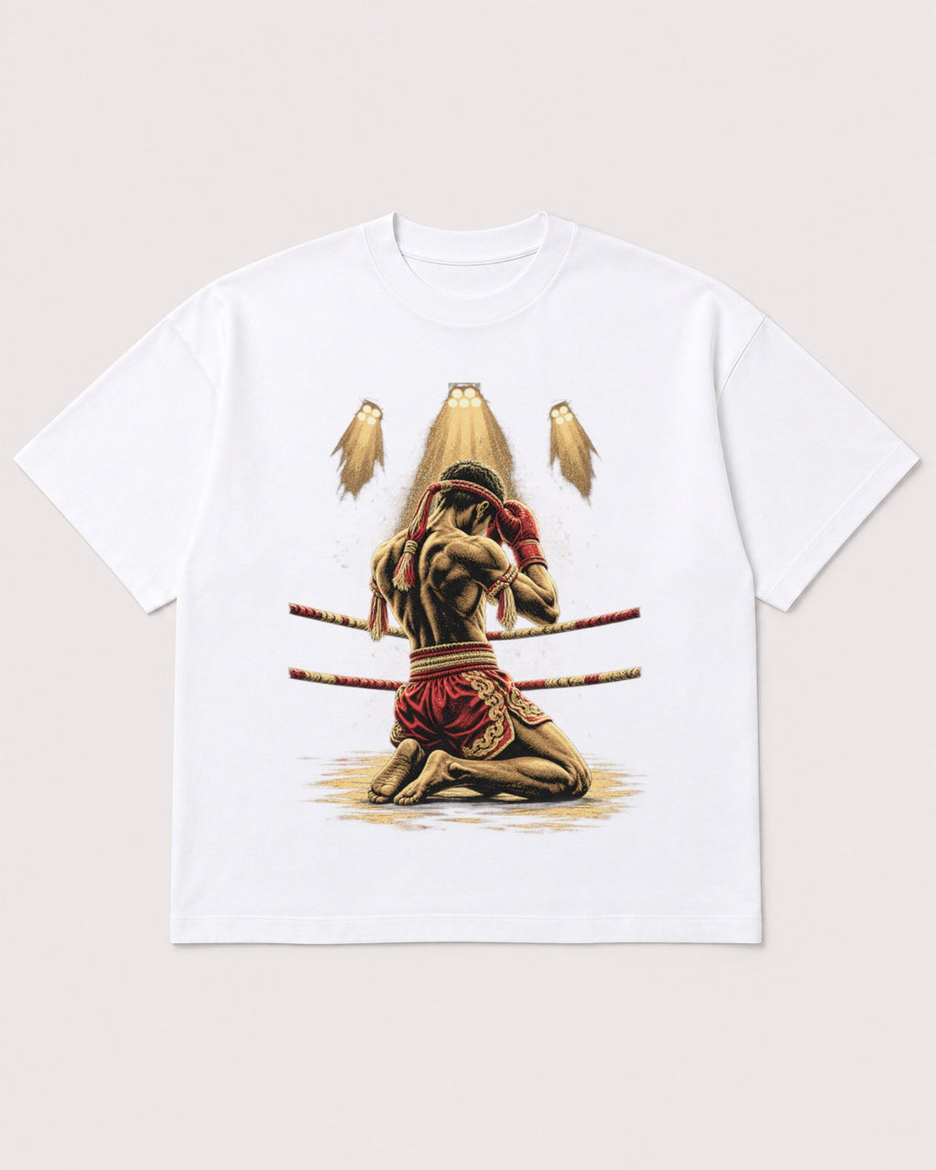 Mockup Boxy Heavyweight Tee White product