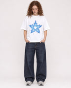 Mockup Boxy Heavyweight Tee White female full-body 09