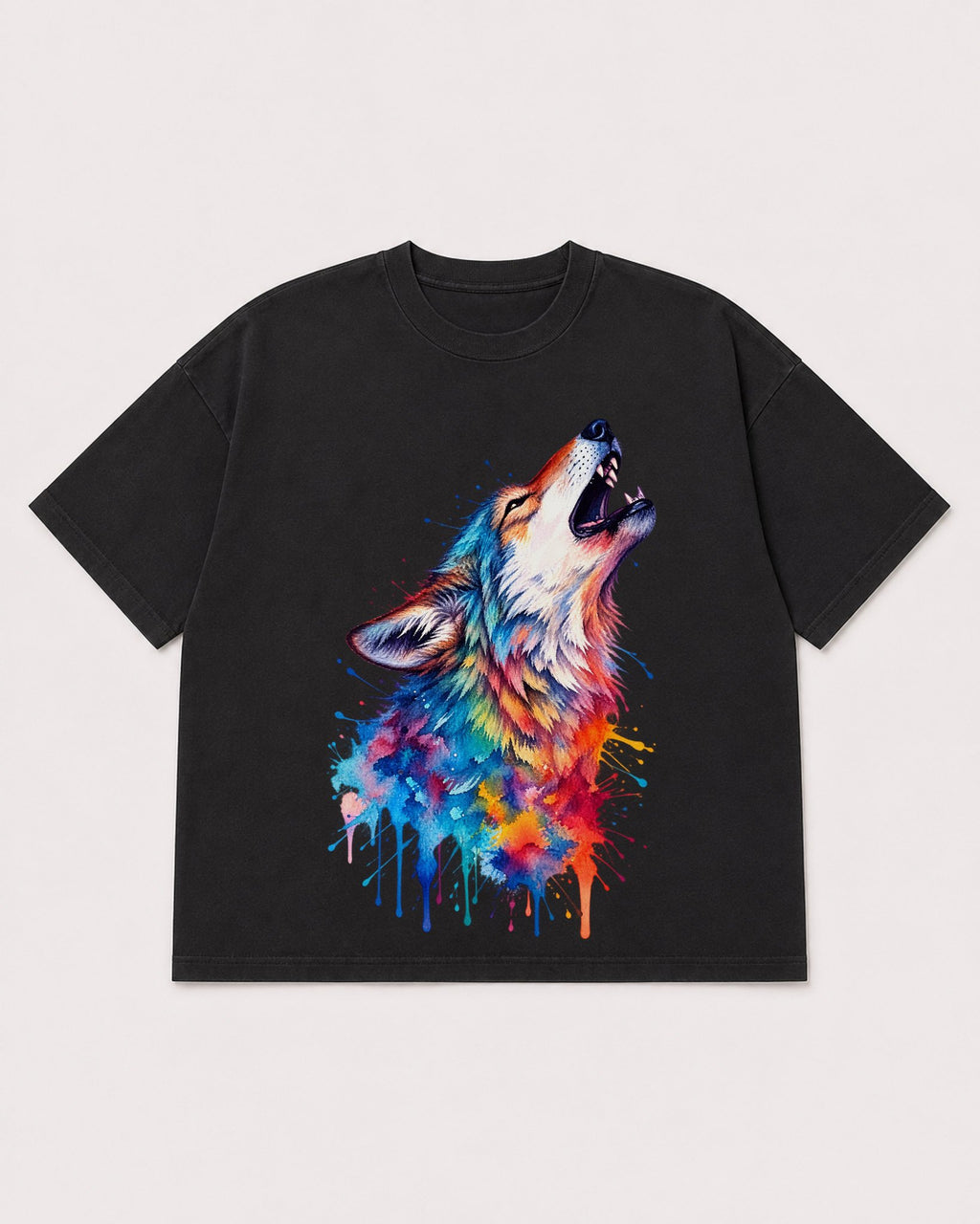 Mockup Boxy Heavyweight Tee Black product