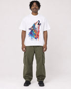 Mockup Boxy Heavyweight Tee White male full-body 04